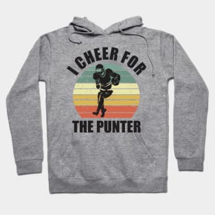 i cheer for the punter Hoodie